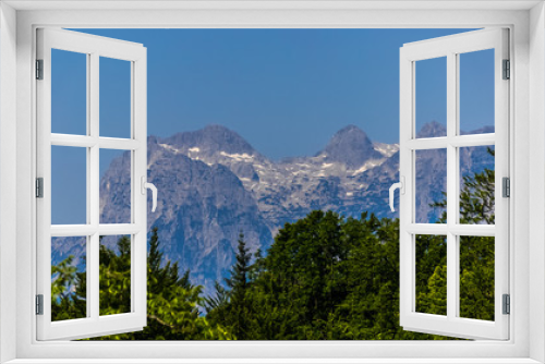 Fototapeta Naklejka Na Ścianę Okno 3D - Beautiful alpine view at the Obersalzberg - Berchtesgaden