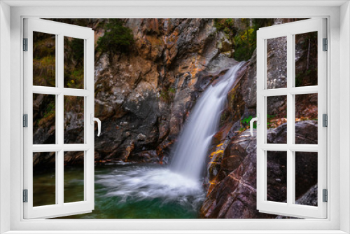 Fototapeta Naklejka Na Ścianę Okno 3D - Günstner Wasserfall