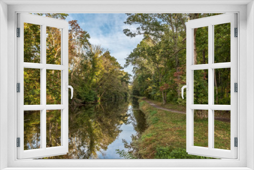 Fototapeta Naklejka Na Ścianę Okno 3D - Delaware Canal Towpath