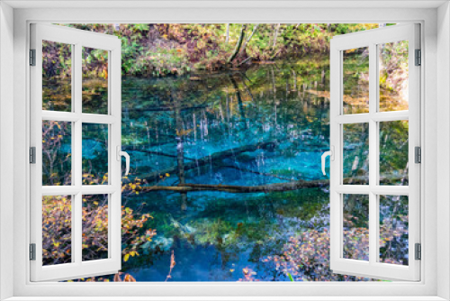 Fototapeta Naklejka Na Ścianę Okno 3D - 北海道 清里町 神の子池