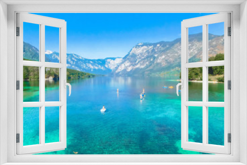 Fototapeta Naklejka Na Ścianę Okno 3D - bohinj lake