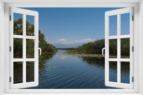 Fototapeta Naklejka Na Ścianę Okno 3D - exit from the bay to Skadar lake in Montenegro