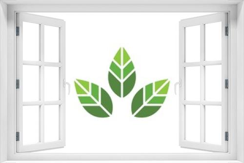Fototapeta Naklejka Na Ścianę Okno 3D - green leaf ecology nature element