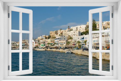 Fototapeta Naklejka Na Ścianę Okno 3D - Panorama of Naxos, Cyclades, Greece