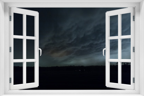 Fototapeta Naklejka Na Ścianę Okno 3D - Gewitter