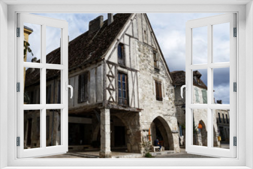 Fototapeta Naklejka Na Ścianę Okno 3D - Maison médiévale
