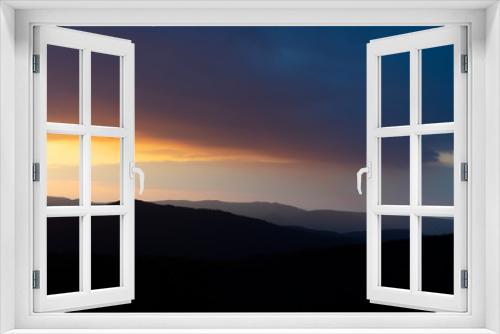 Fototapeta Naklejka Na Ścianę Okno 3D - Abendhimmel im Elsass, Odilienberg