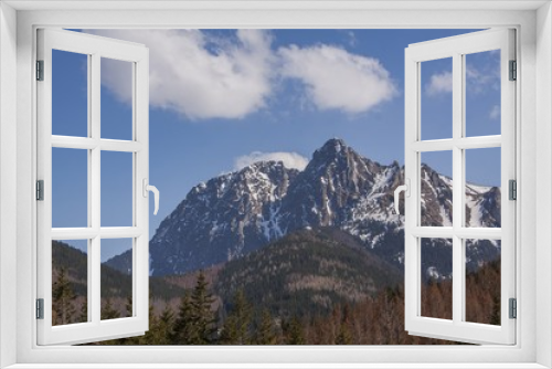 Fototapeta Naklejka Na Ścianę Okno 3D - Giewont z Przysłopu Miętusiego
