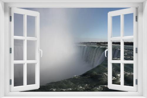 Fototapeta Naklejka Na Ścianę Okno 3D - Visiting Niagra Fall