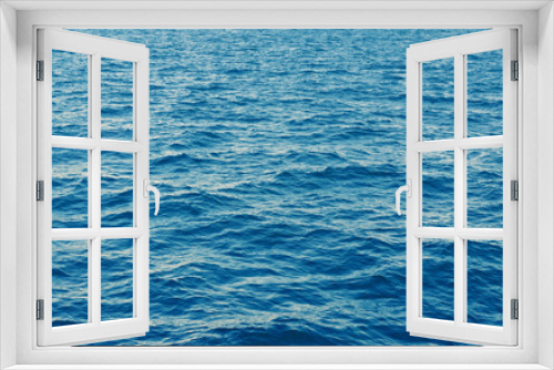 Fototapeta Naklejka Na Ścianę Okno 3D - Abstract blue water sea