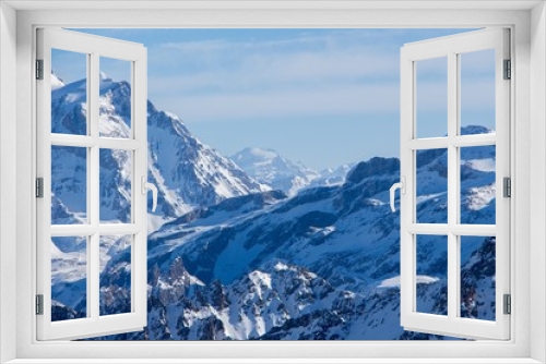 Fototapeta Naklejka Na Ścianę Okno 3D - alps in winter