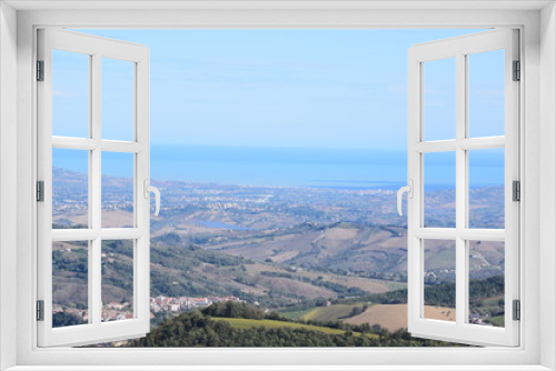 Fototapeta Naklejka Na Ścianę Okno 3D - montagna 