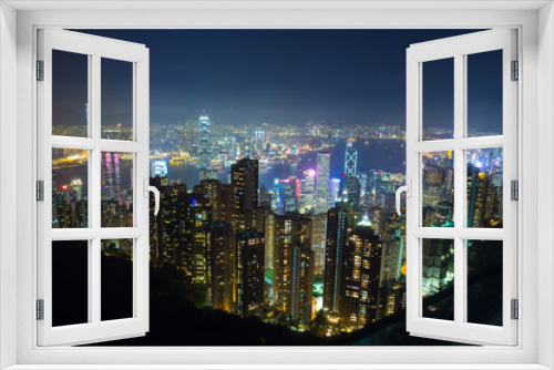 Fototapeta Naklejka Na Ścianę Okno 3D - Hong Kong - view   from   the Peak