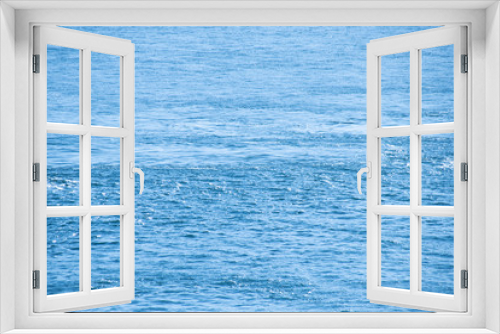 Fototapeta Naklejka Na Ścianę Okno 3D - blue sea water surface background