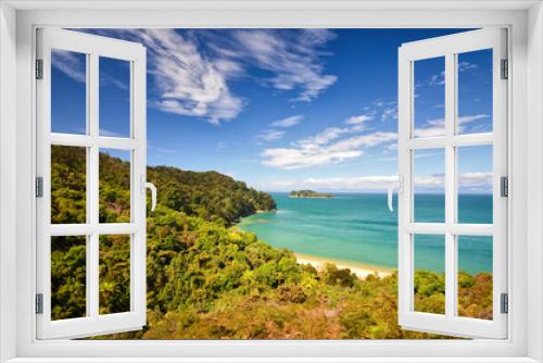 Fototapeta Naklejka Na Ścianę Okno 3D - Coastline of Abel Tasman National Park