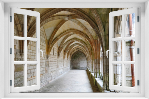 Fototapeta Naklejka Na Ścianę Okno 3D - Abbazia di Saint Wandrille de Fontenelle - Normandia, Francia