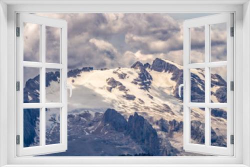 Fototapeta Naklejka Na Ścianę Okno 3D - Marmolada glacier in Italian Dolomites