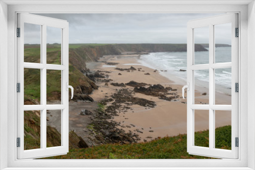 Fototapeta Naklejka Na Ścianę Okno 3D - Impressive Beach on Marloes Peninsula,  Pembrokeshire, Wales, UK