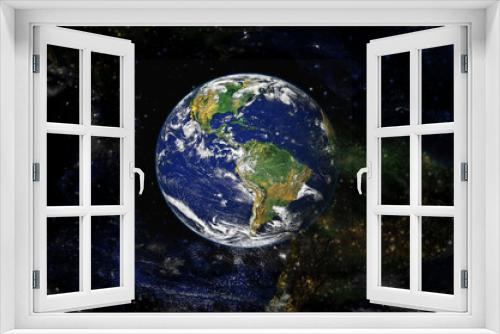 Fototapeta Naklejka Na Ścianę Okno 3D - Erde 