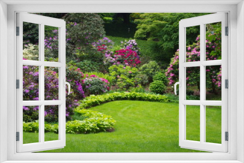 Fototapeta Naklejka Na Ścianę Okno 3D - Kompozycja ogrodowa
