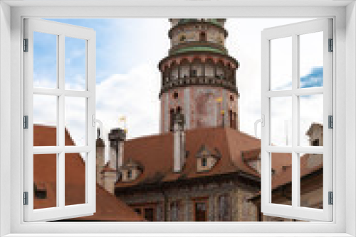 Fototapeta Naklejka Na Ścianę Okno 3D - Krumau an der Moldau
