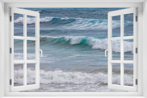 Fototapeta Naklejka Na Ścianę Okno 3D - Ocean waves at Little Oberon bay in Wilsons Promontory national park, Victoria, Australia