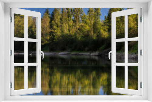 Fototapeta Naklejka Na Ścianę Okno 3D - Berg Reflection
