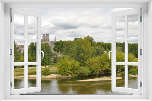 Fototapeta Naklejka Na Ścianę Okno 3D - vue sur Orléans