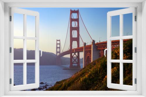 Fototapeta Naklejka Na Ścianę Okno 3D - The Amazing Golden Gate Bridge of San Francisco