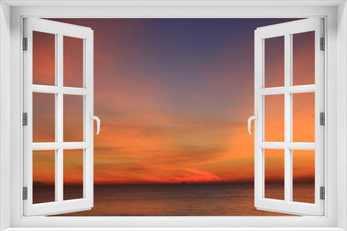 Fototapeta Naklejka Na Ścianę Okno 3D - Beautiful sky on twilight time