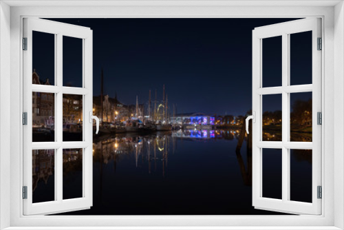 Fototapeta Naklejka Na Ścianę Okno 3D - Ruhige und spiegelglatte See um Lübeck