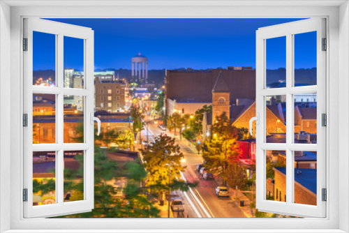 Fototapeta Naklejka Na Ścianę Okno 3D - Columbia, Missouri, USA Downtown Cityscape