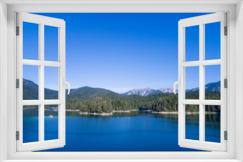 Fototapeta Naklejka Na Ścianę Okno 3D - Majestic Lakes - Eibsee