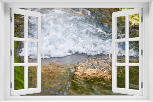 Fototapeta Naklejka Na Ścianę Okno 3D - River in the nature