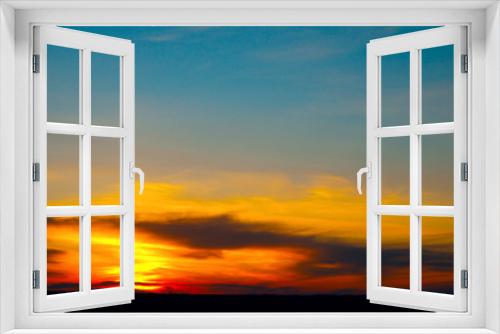 Fototapeta Naklejka Na Ścianę Okno 3D - good sunset