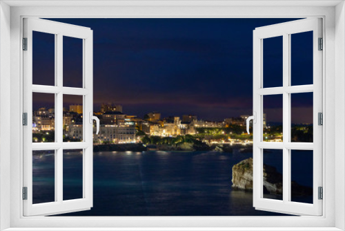 Fototapeta Naklejka Na Ścianę Okno 3D - Biarritz de nuit