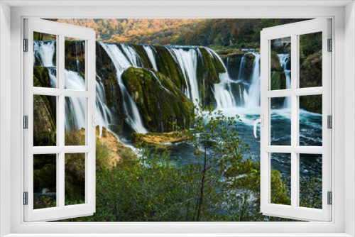 Fototapeta Naklejka Na Ścianę Okno 3D - Strbacki buk waterfall on Una river, Bosnia and Croatia border