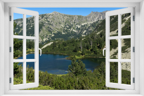 Fototapeta Naklejka Na Ścianę Okno 3D - Amazing Landscape with Fish Vasilashko lake, Pirin Mountain, Bulgaria