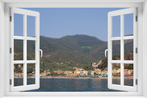 Fototapeta Naklejka Na Ścianę Okno 3D - Monterosso al Mare Italy July 5th 2015 : View of Monterosso al Mare beach and coastline