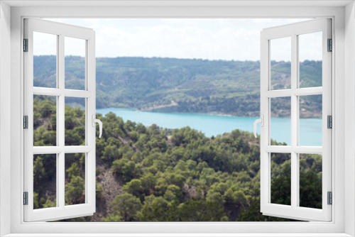 Fototapeta Naklejka Na Ścianę Okno 3D - Panorama of lake