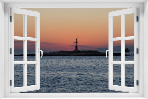 Fototapeta Naklejka Na Ścianę Okno 3D - sunset over adriatic