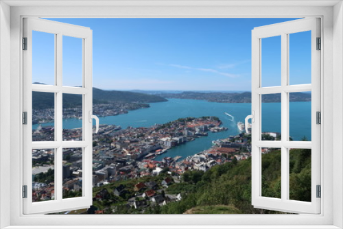 Fototapeta Naklejka Na Ścianę Okno 3D - Fjorede in Norwegen