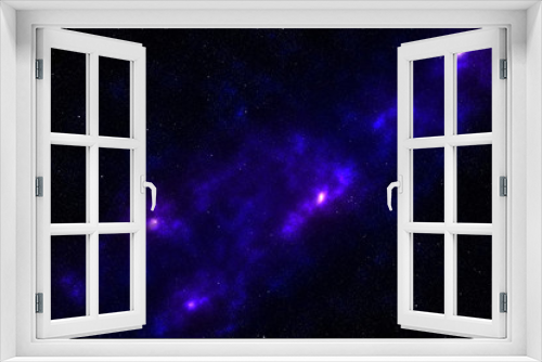Fototapeta Naklejka Na Ścianę Okno 3D - Star field outer space background texture