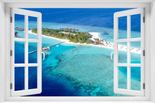 Fototapeta Naklejka Na Ścianę Okno 3D - Around.Travel Maldives 2018