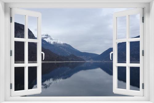 Fototapeta Naklejka Na Ścianę Okno 3D - lake Molveno (Trentino, Italy)