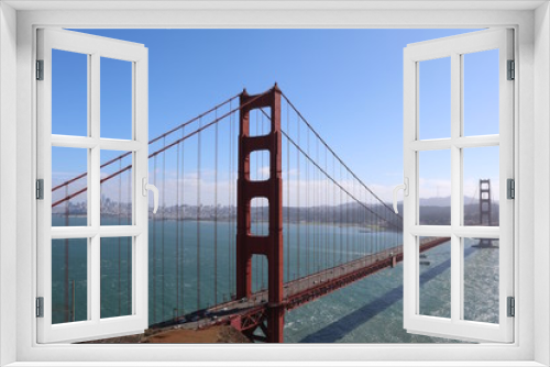 Fototapeta Naklejka Na Ścianę Okno 3D - San Francisco, Golden Gate Bridge