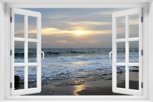 Fototapeta Naklejka Na Ścianę Okno 3D - Cyprus Mediterranean sunrise sea