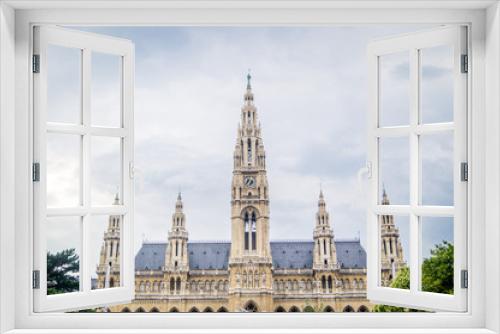Fototapeta Naklejka Na Ścianę Okno 3D - Wiener Rathaus