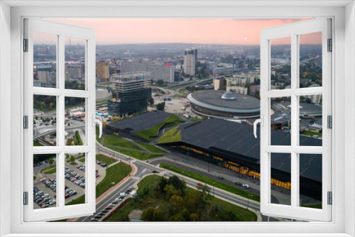 Fototapeta Naklejka Na Ścianę Okno 3D - City Katowice Poland Europe 