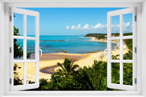 Fototapeta Naklejka Na Ścianę Okno 3D - Praia do Espelho-BA